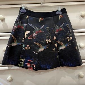 Alice & Olivia leather print skirt new with tags